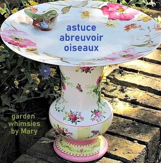 DIY pour fabriquer un abreuvoir pour les oiseaux - Tuto récup' pot de  fleurs - 18h39.fr